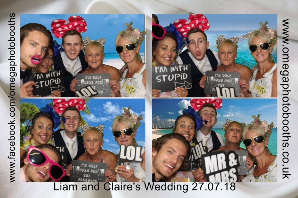 Liam & Claire's Wedding | View more photos from the event at gallery.omegaphotobooths.co.uk/u/Omega-Photobooths/Liam-Claires-Wedding